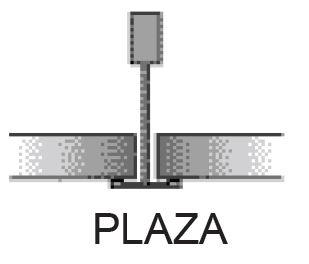 Placa tavan casetat Knauf Danoline Plaza cant A 9.5 mm Q1 [1]